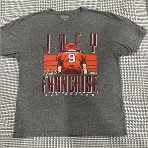 Joe Burrow tee shirt “Joey Franchise” Cincinnati Bengals